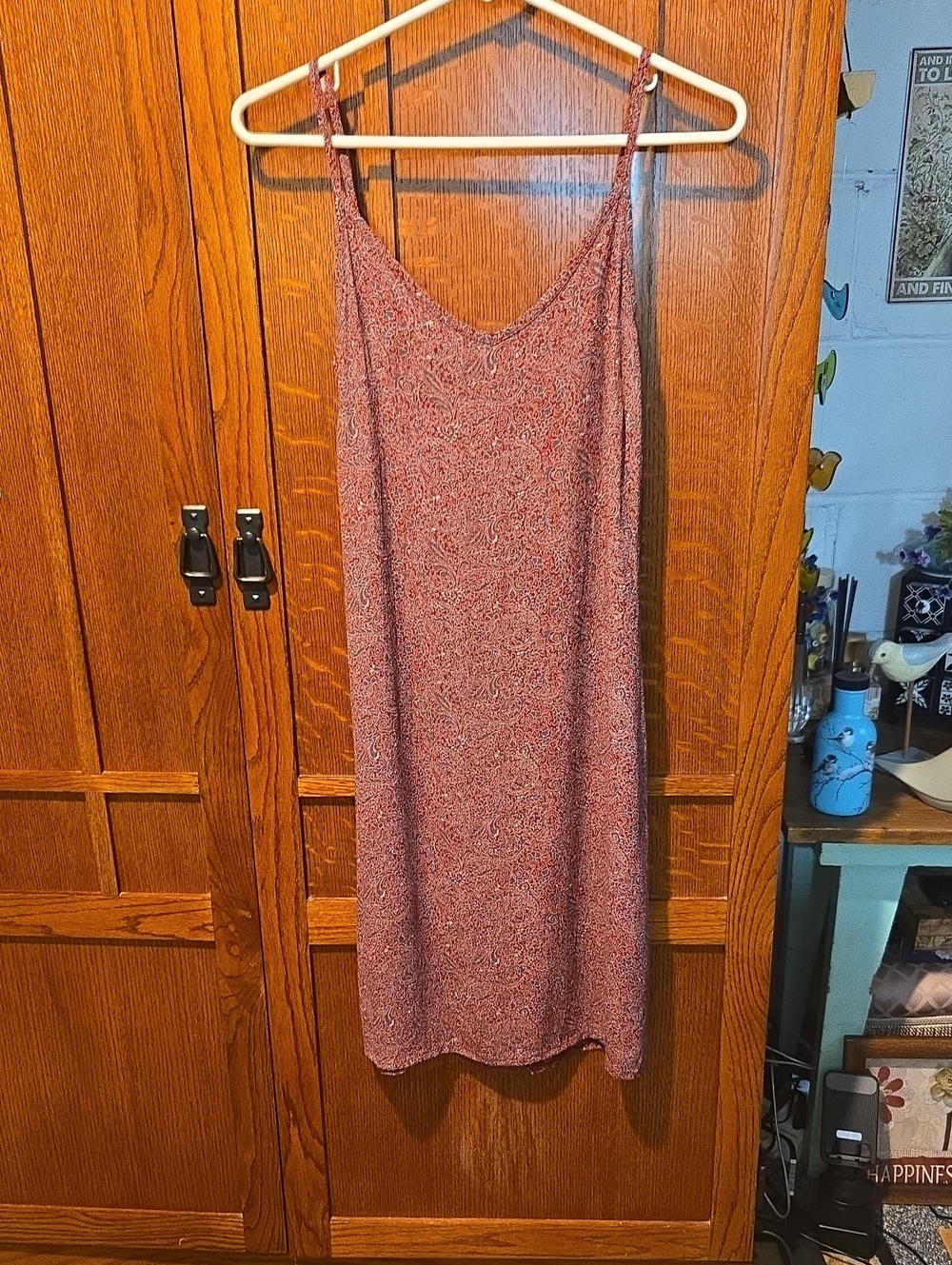 Size 0 Gap Silky Paisley Dress